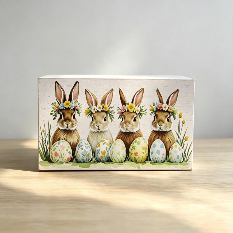 Easter Wooden Block Decor - Easter - life-deco.com