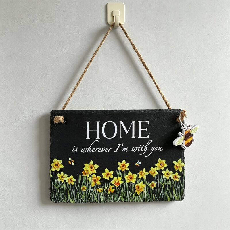 Slate Garden Hanging Plaque - Garden Décor - life-deco.com