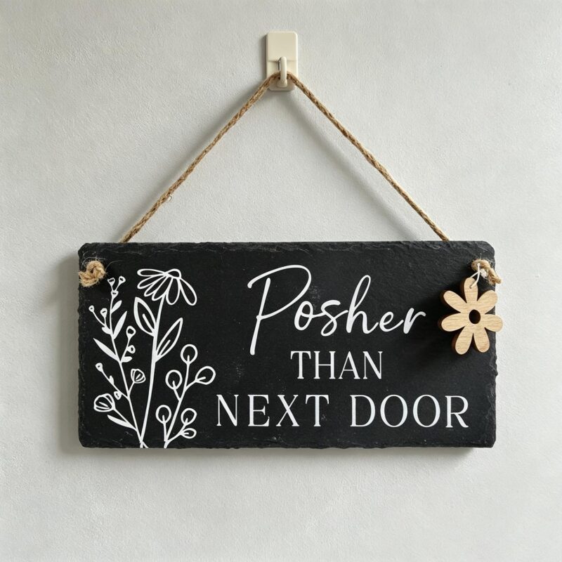 Slate Garden Hanging Plaque - Garden Décor - life-deco.com