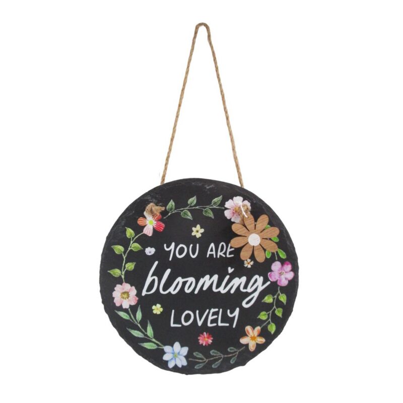 Slate Hanging Wall Plaque - Garden Décor - life-deco.com