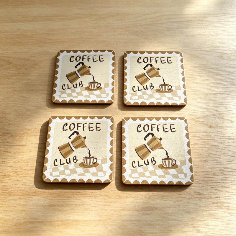 Coffee Club Coaster - Kitchen & Dining - life-deco.com