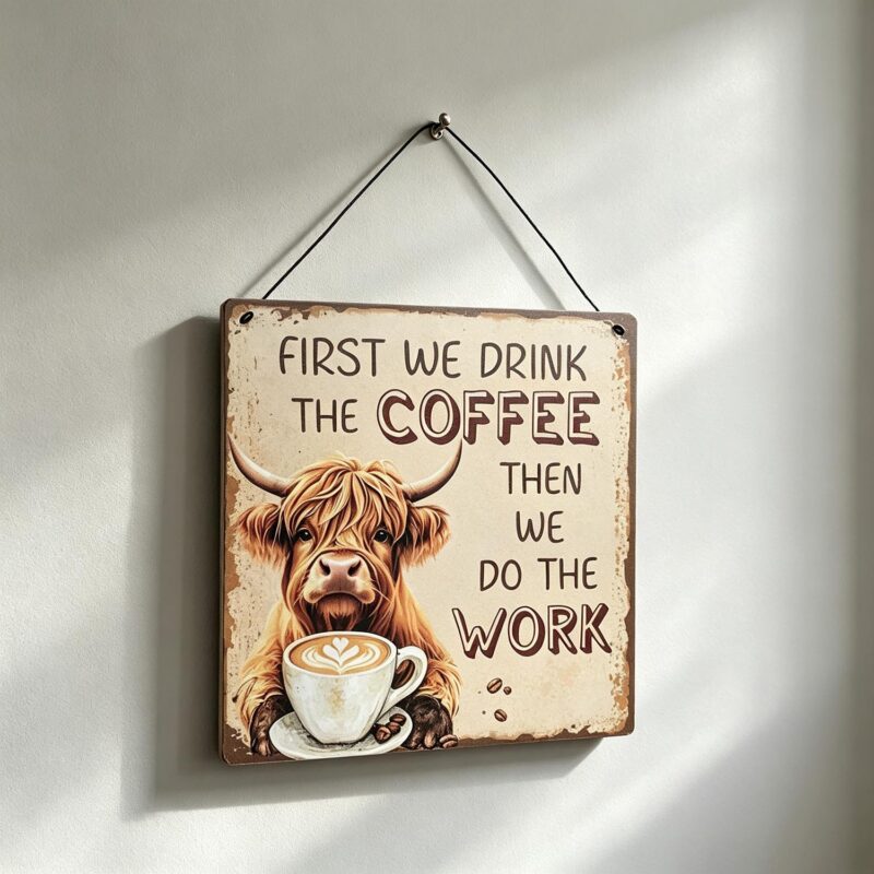 Metal Hanging Sign - Farmhouse & Country - life-deco.com