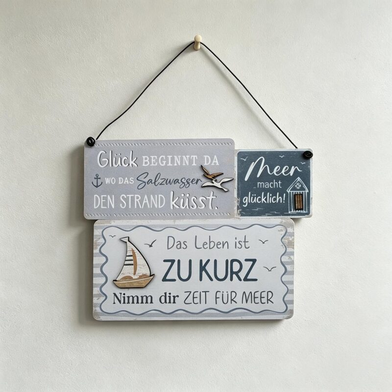 Metal Hanging Sign - Coastal (Summer) - life-deco.com
