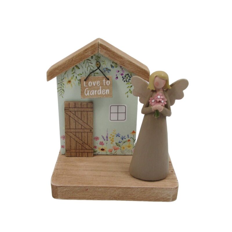 Garden‑House Angel Table Decor - Garden Décor - life-deco.com