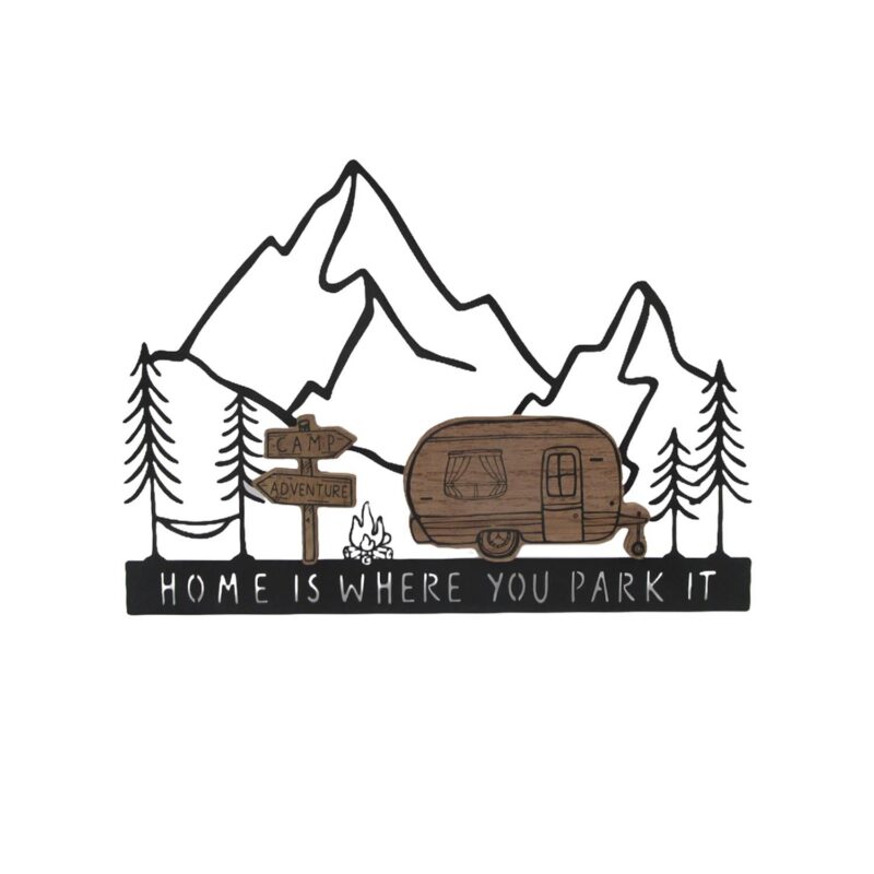 Mountain Lodge Metal Decor - Mountain Lodge - life-deco.com