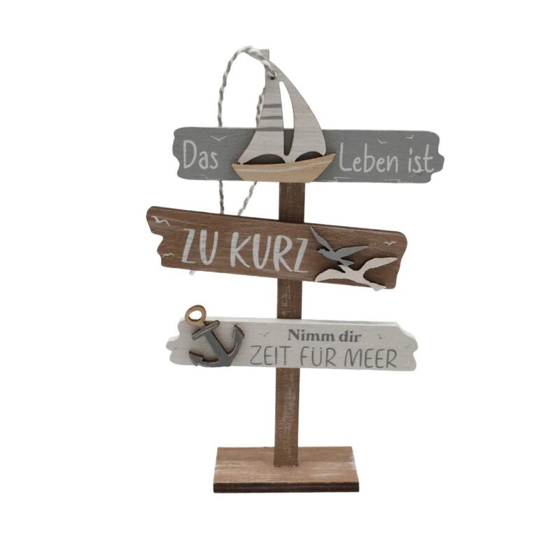 Holzschild-Dekoration – Küstenstil (Sommer) – life-deco.com