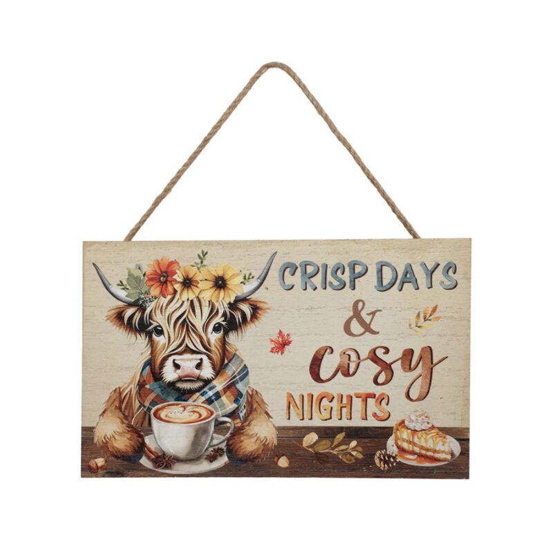 Wooden Hanging Sign - Farmhouse & Country - life-deco.com
