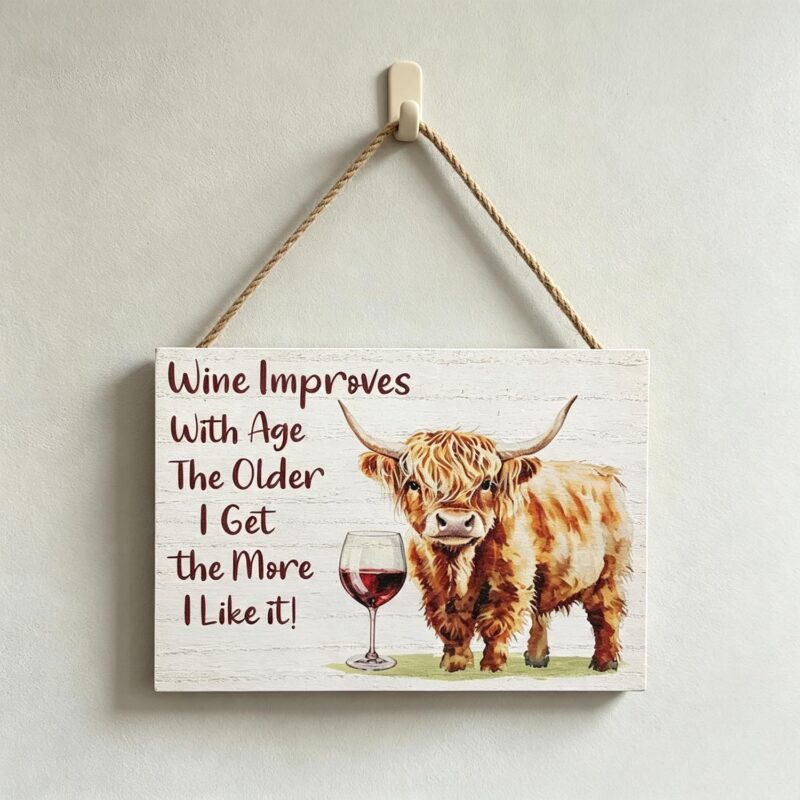 Wooden Hanging Sign - Farmhouse & Country - life-deco...