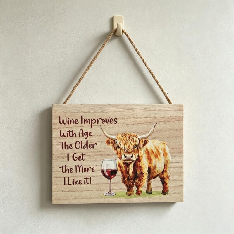 Wooden Hanging Sign - Farmhouse & Country - life-deco...