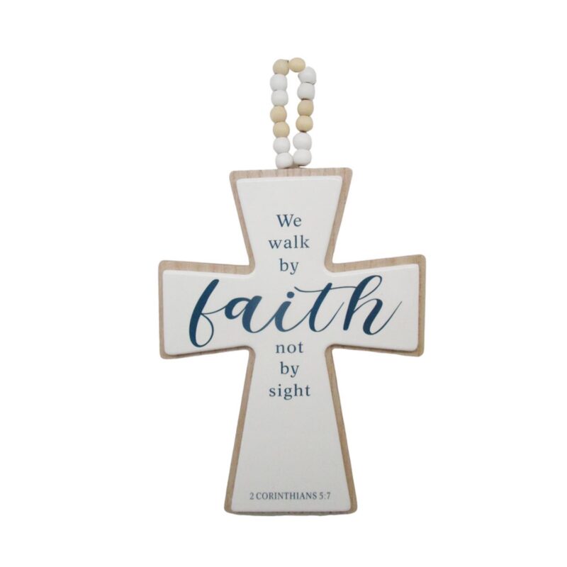Wooden Cross Hanging Ornament - Spiritual & Religious - life-deco.com