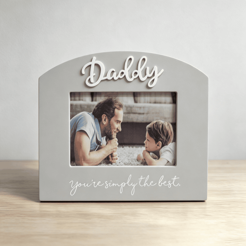 Décoration de Noël « Cadre photo en bois Papa » - Fête des Pères - life-deco.com