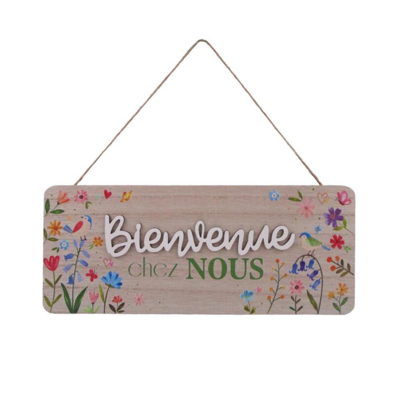 Wooden Hanging Plaque - Garden Décor - life-deco.com