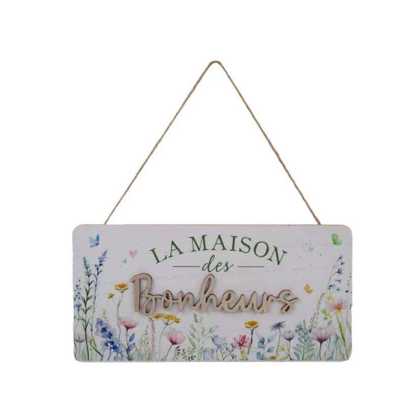 Wooden Hanging Sign - Garden Décor - life-deco.com