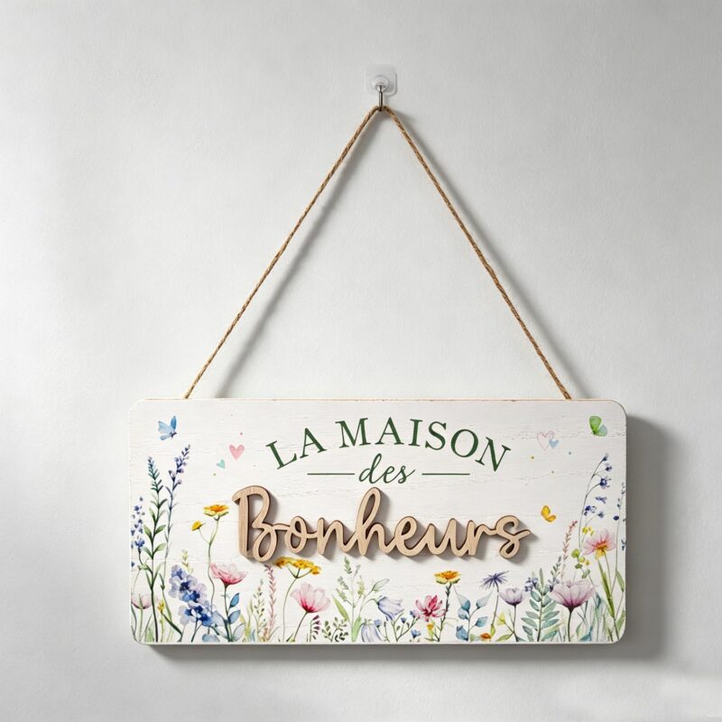 Wooden Hanging Sign - Garden Décor - life-deco.com