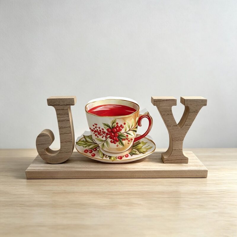 Wooden Tabletop Letter Ornament - Christmas - life-deco.com
