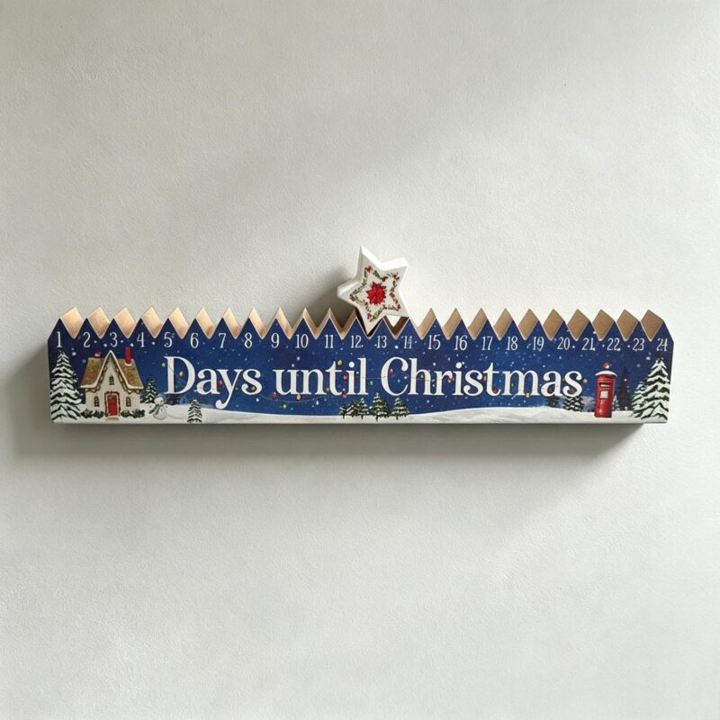 Wooden Calendar - Christmas - life-deco.com