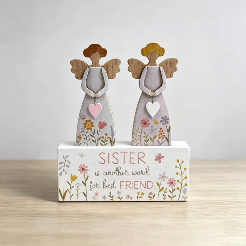 Wooden Decor - Love & Friendship - life-deco.com