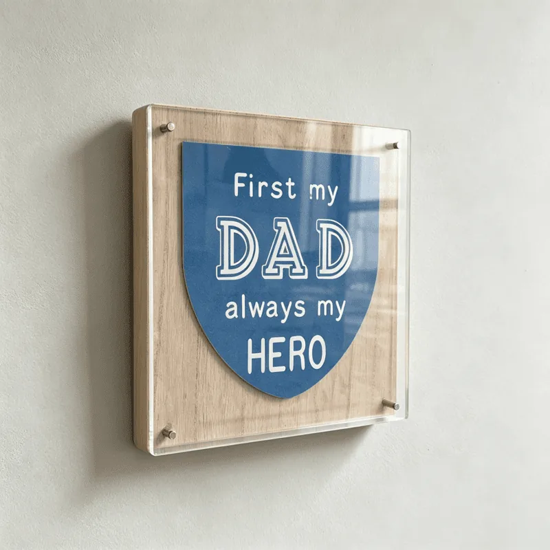 Wooden Wall Plaque - Father's Day - life-deco.com
