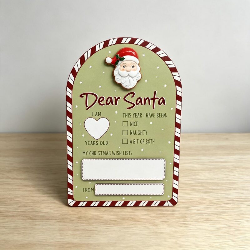 Dear Santa Writable Standing Sign - Christmas - life-deco.com