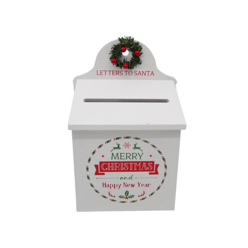 Wooden Santa Letter Mailbox Ornament - Christmas - life-deco.com