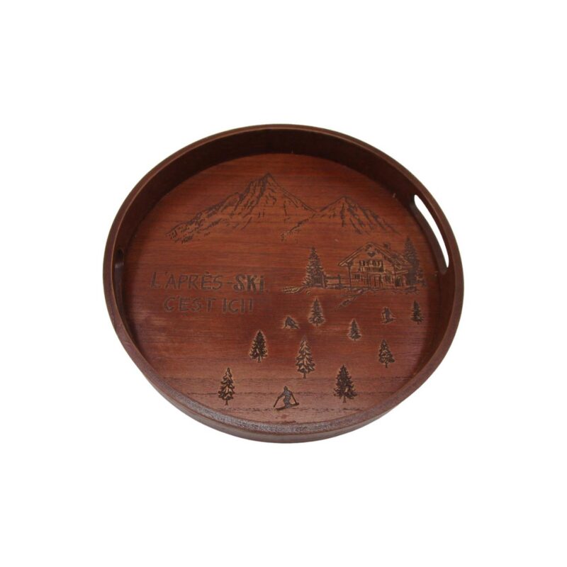 Bandeja de madera - invierno - life-deco.com