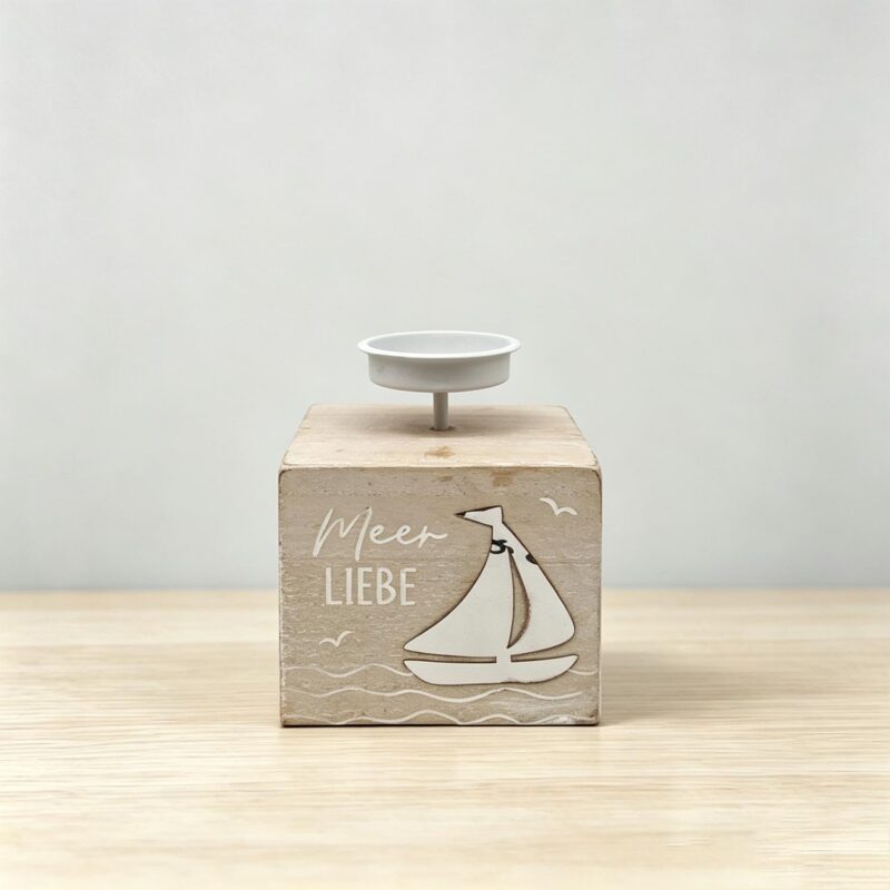 Wooden Candle Holder - Coastal (Summer) - life-deco.com