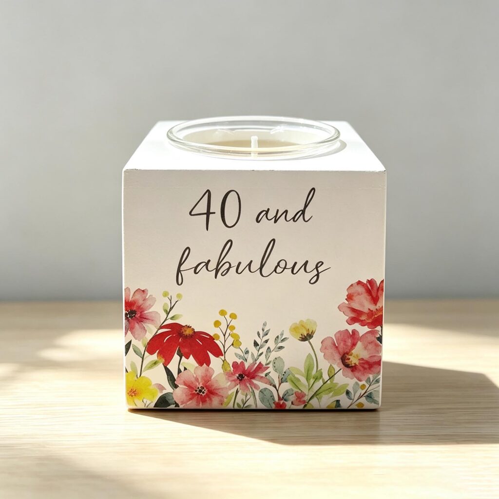 Wooden Tealight Holder - Birthday - life-deco.com