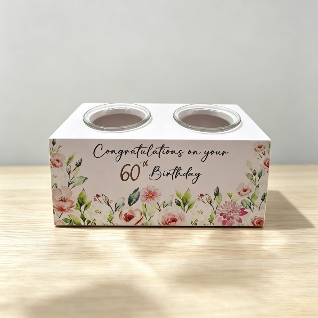Wooden Tealight Holder - Birthday - life-deco.com