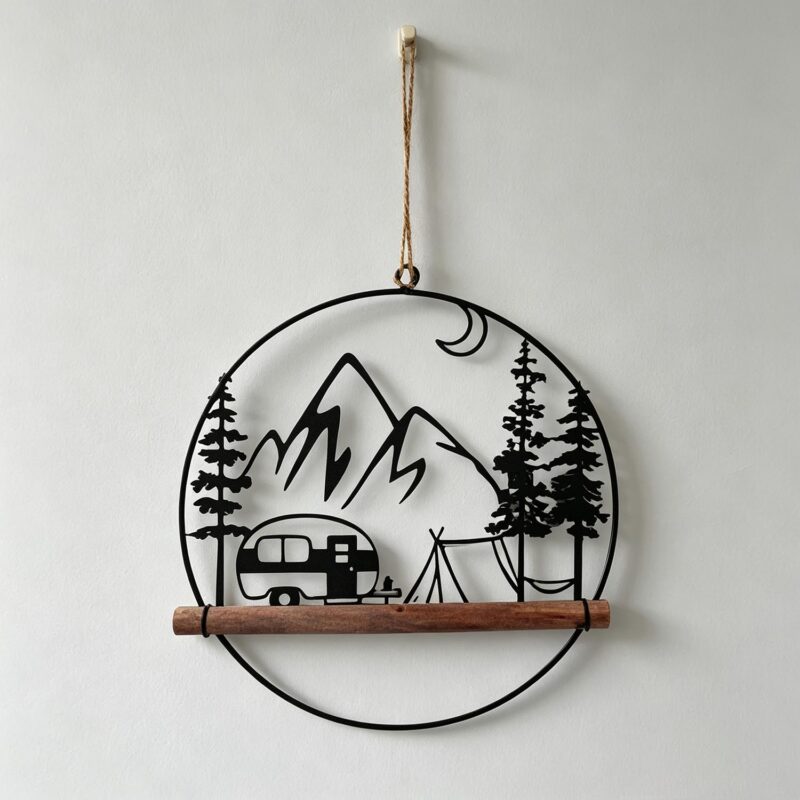Wall Hanging Plaque - Mountain Lodge - life-deco.com