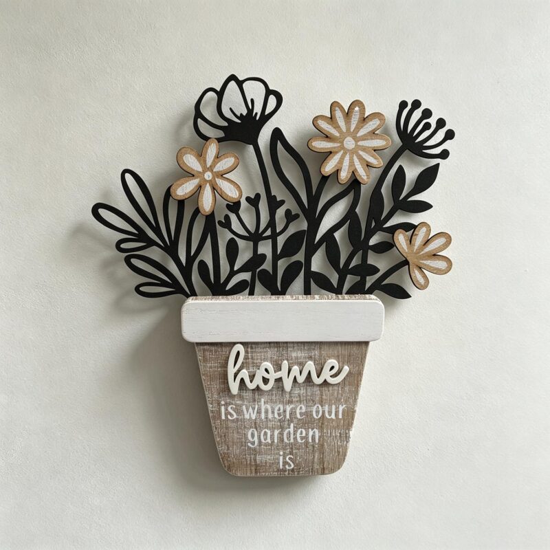 Wooden Hanging Ornament - Spring - life-deco.com