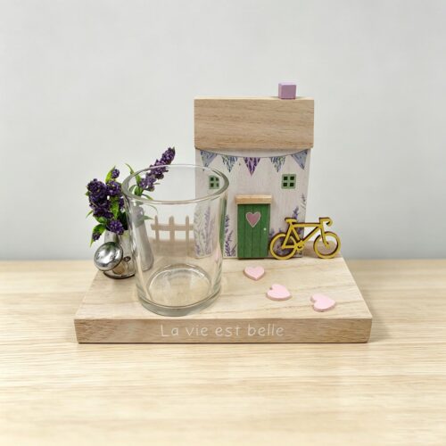 Wooden Tealight Holder - Spring - life-deco.com