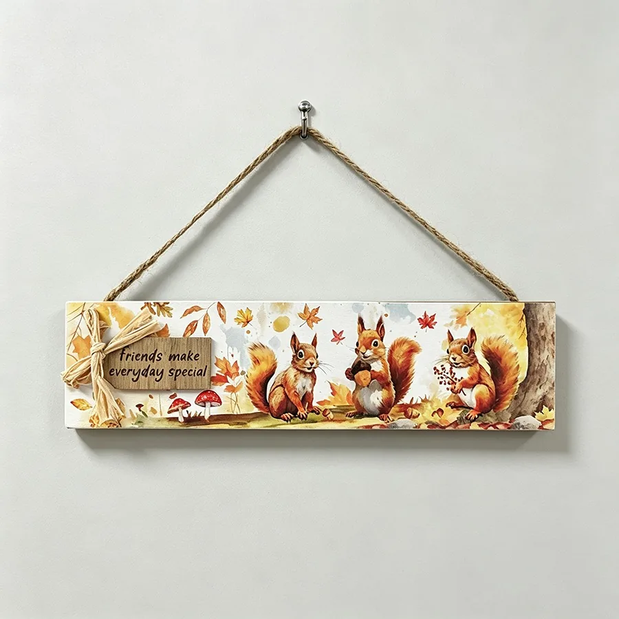 Wooden Hanging Plaque - Autumn - life-deco.com